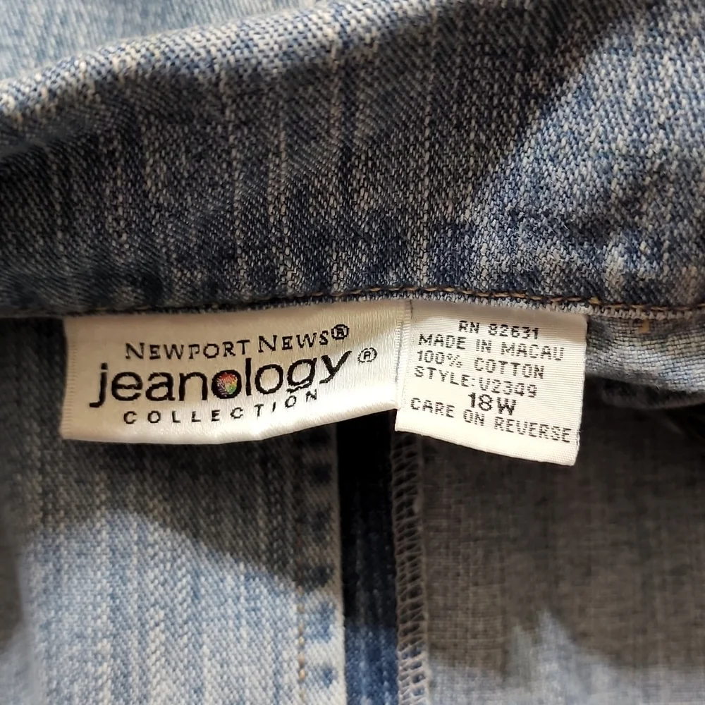 Jean jacket 18w Jeanology - Picture 3 of 3